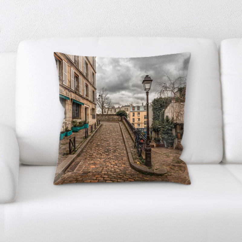 Housse et insert de coussin carré Paris
