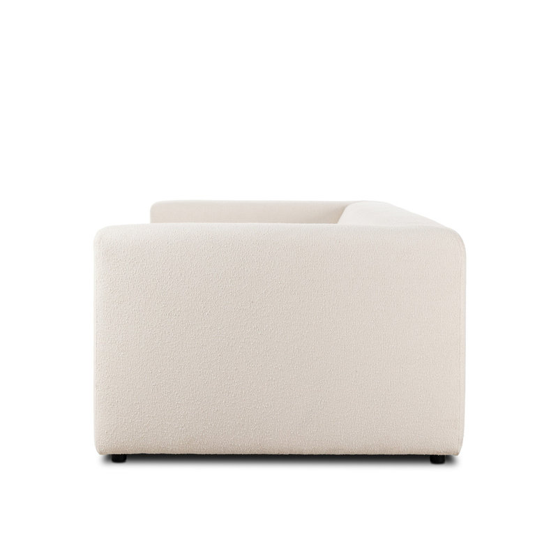 Lawndale Sofa-89"-Napa Sandstone, Fayette Cloud