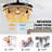 42" Farmhouse 3-Light Boho Wood Bead Ceiling Fan with Lights and Remote Control