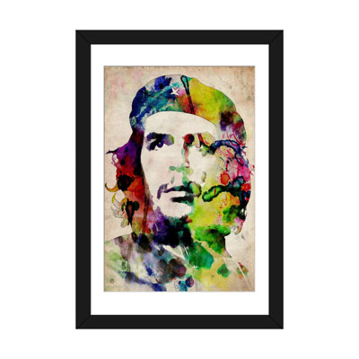 « tché guevara urban aquarelle » par michael tompsett, reproduction d’art sur toile