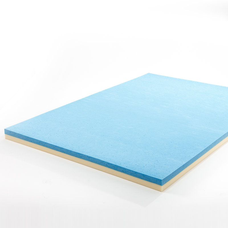 Surmatelas en mousse viscoélastique imprégnée de gel Zinus, Grand, 3"