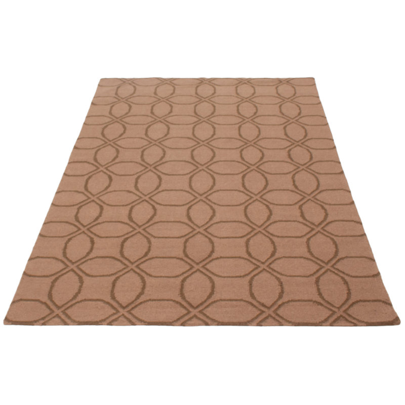 Tapis unique brun de 6 pi 2 po x 9 pi 2 po Hrishik