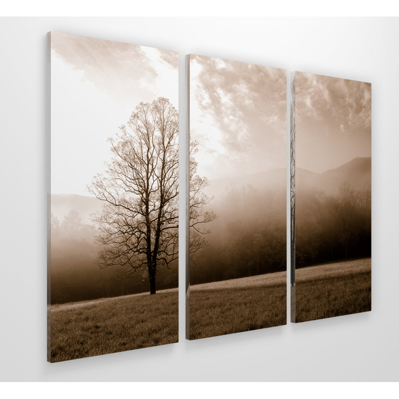" Meadow Solace " 3 - Pieces, 32" H x 48" W x 1.5" D
