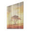 Essence d'arbre africain - Art africain sur bois de pin naturel-67470013
