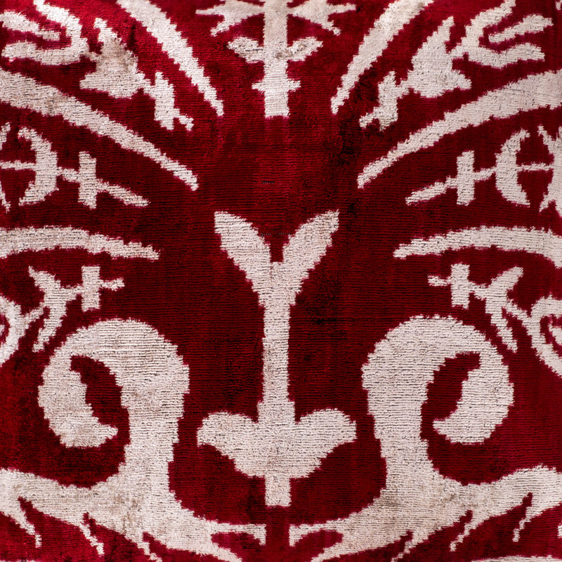 Ikat Silk Pillow Cover