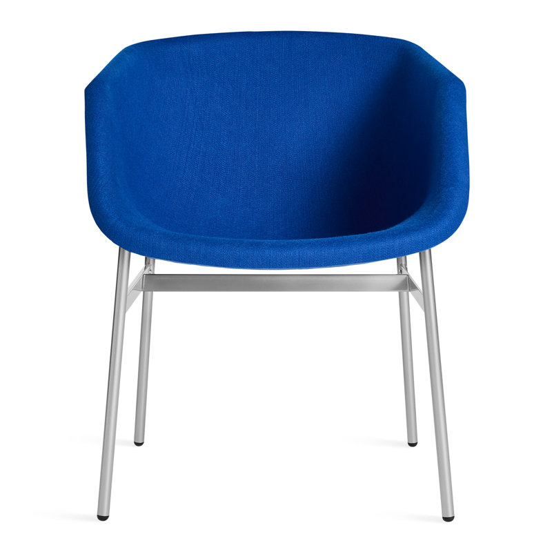 Fauteuil Past Life, Argent, Cobalt