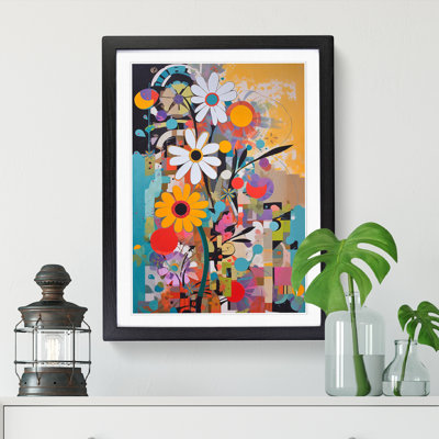 Constructivism Flowers Vol.1 - Single Picture Frame Print