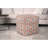 Amelia Handcrafted Fabric Pouf