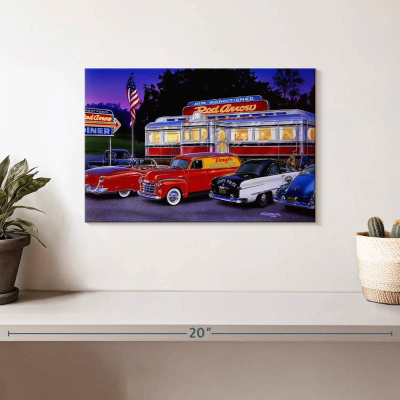 Mehar Red Arrow Diner, 8" H x 12" W