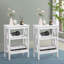 Ensemble de chambre à coucher, cadre de lit et table de chevet-814832043-814832041