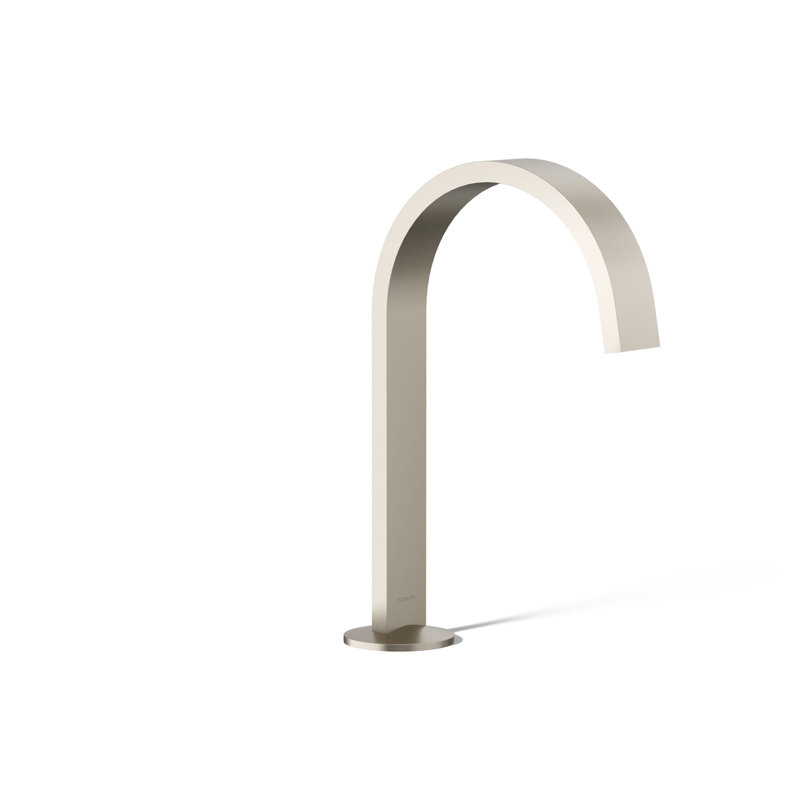 Components™ Bathroom Sink Spout with Ribbon Design, Vibrant Brushed Nickel