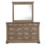 Commode à finition grise vieillie 1pc