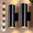5Cct Integrated Led Cylinder Up Down Outdoor Wall Light, Aluminum Waterproof Wall Sconce, Exterior Light Fixture Hardwired Wall Mount Front Door Porch Light