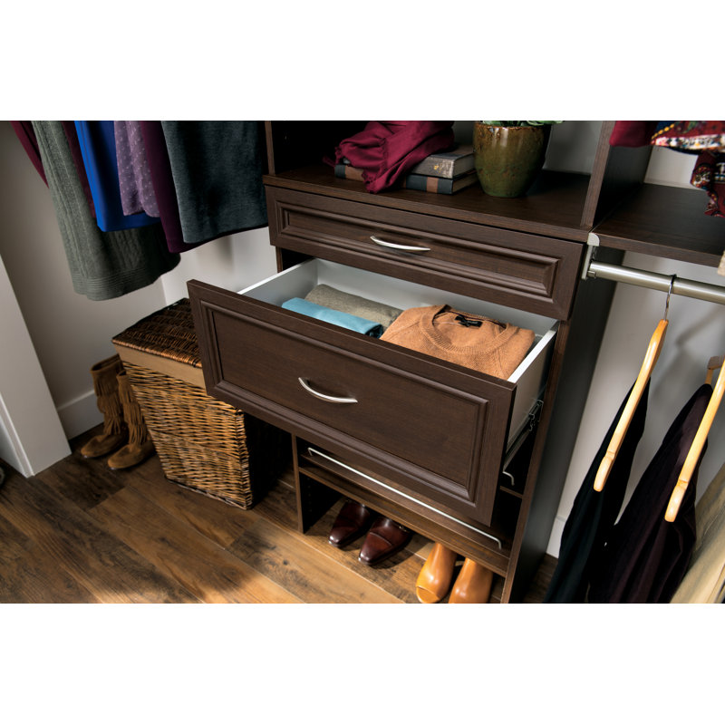 Tiroir SuiteSymphony 25 po x 10 po, Brun minuit