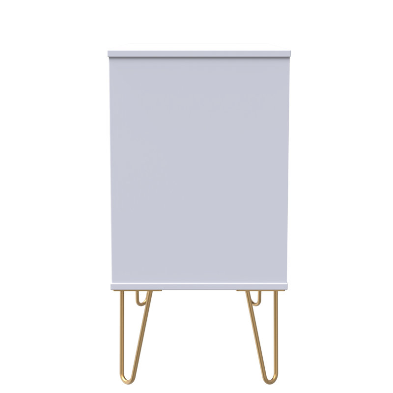 Beranda 3 Drawer Chest (Ready Assembled), Indigo Matt/White