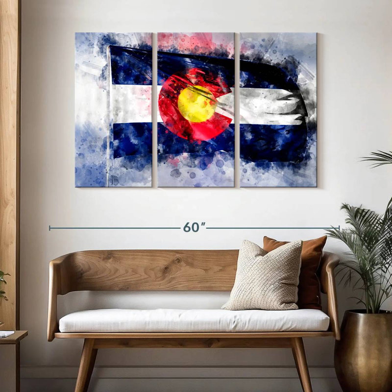 Colorado Flag, 32" H x 50" W