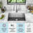 Delta Lenta™ Undermount 16 Gauge Stainless Steel Single Bowl Kitchen Sink with Accessories-80712679