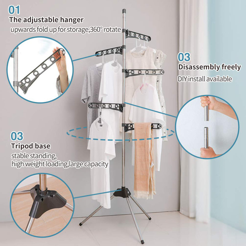 Foldable Tripod Drying Rack
