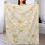 Jeté en flanelle Daisy Flowers (1)-133004895