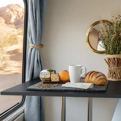 Kaboon Universal Tabletop, Solid One-Piece Melamine Table Top, Home and Office Countertop