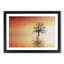 Tree Reflection at Sunset in Abstract - Picture Frame Painting Print-55611043-55611044