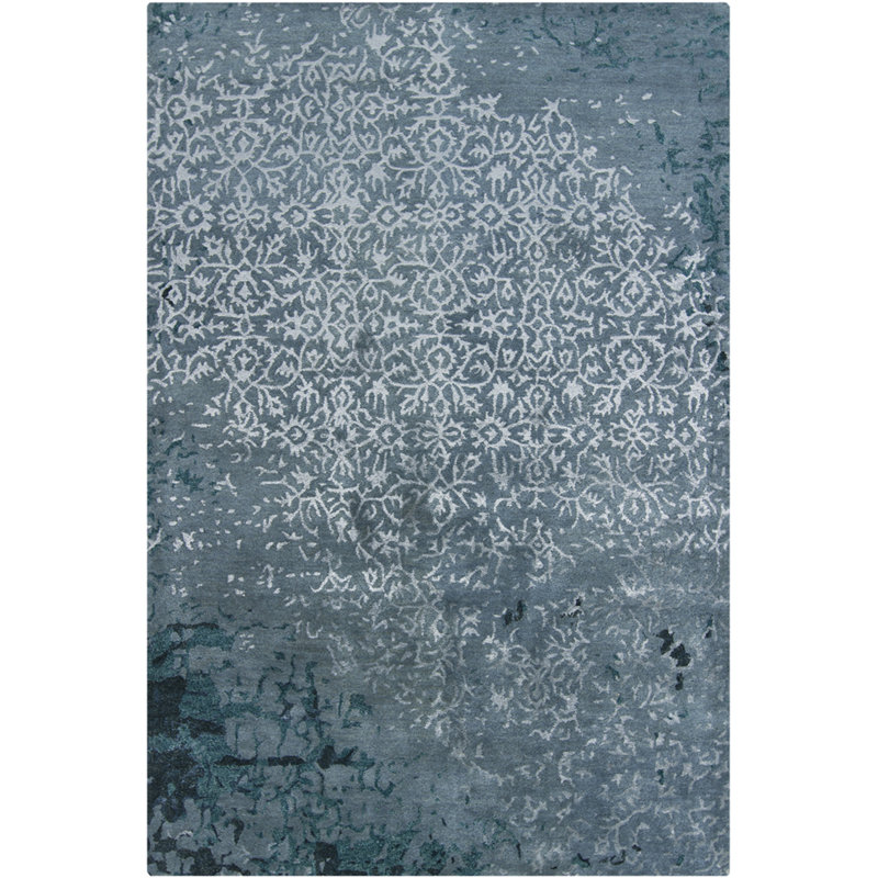 Rupec Handmade Blue Area Rug, 7'9" x 10'6"
