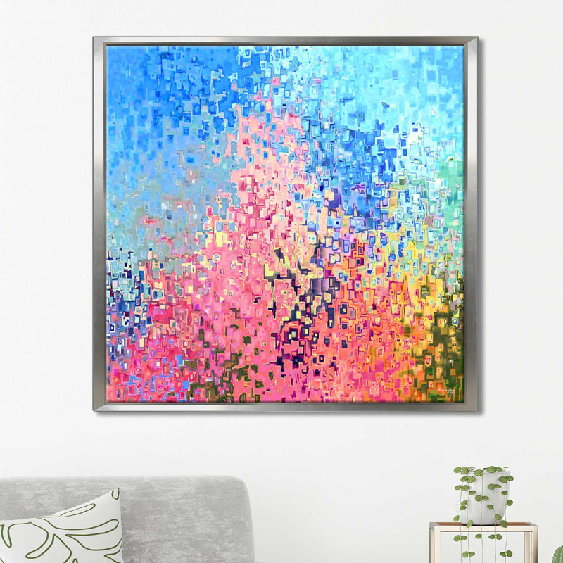 « the true light john 1:9 », reproduction d’impression sur toile encadrée, H 31,5 po x l po