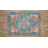 Ducote Washable Teal and Rust Machine Woven Area Rug-822375187