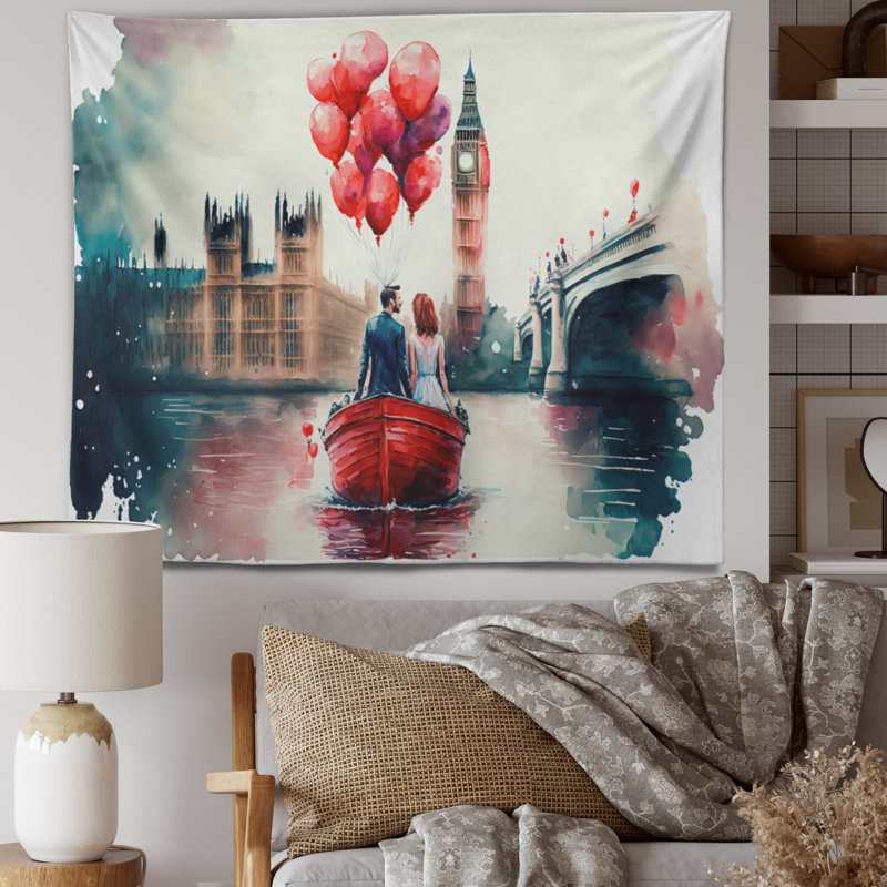 Machine Tapestry - Rod Included, 32" H x 39" W