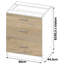 Kuch-Lima-Son 82Cm H x 44.5Cm D Particleboard Base Cabinet-105005247