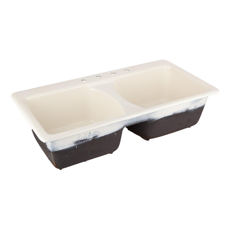 Selkirk 43" L Double Basin Drop-In Kitchen Sink