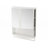 23.62"Modern Arched Glass Double-Door Bathroom Cabinet-1073545364
