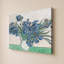 Iris dans un vase, 1890 par Vincent Van Gogh - Impression sur toile-825371034