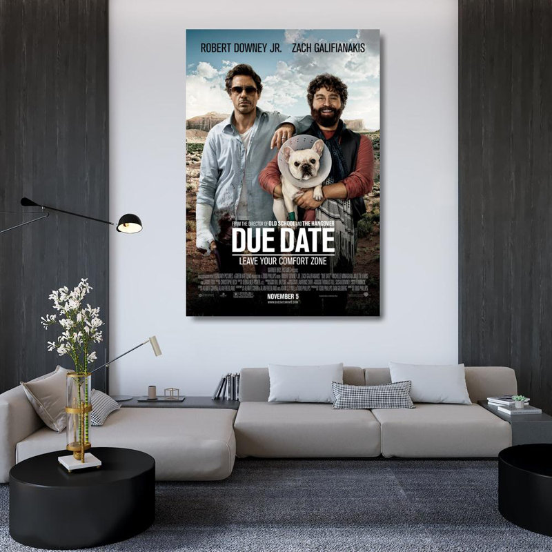 Due Date, 48" H x 32" W
