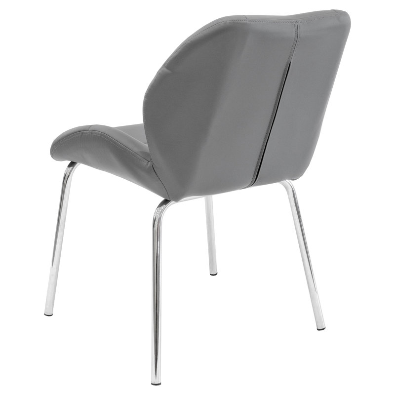 Dereham 2 - Person Dining Set, Grey, Chrome
