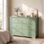 Commode double à 7 tiroirs 47,2 "Ariee, blanc-124653023