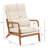 Lemley 25.6'' W Solid Wood Armchair with Lumbar Support-438876436