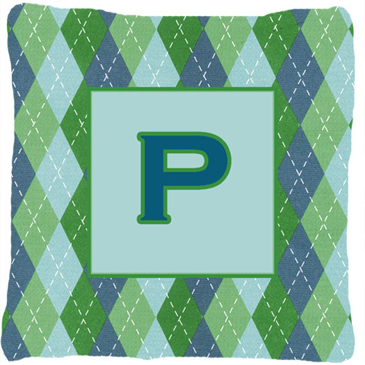 Reversible Throw Pillow, P