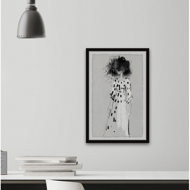 « Hair emmêlé » par Parvej Taj, reproduction d’art sur papier, H 45 po x l 30 po x P 1,5 po