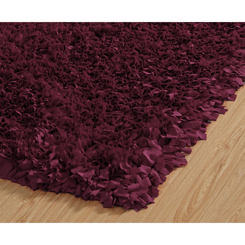 Tapis à poils longs en jersey 80% polyester / 20% coton Bella Premium, Rectangle 5 pi x 8 pi