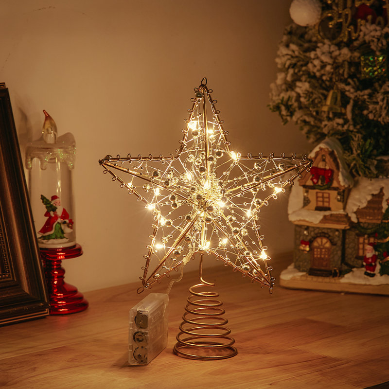 25cm Metal Other Lighted Tree Topper