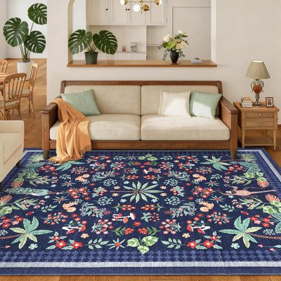Tapis lavables pour animaux de la jungle pour la salle de séjour