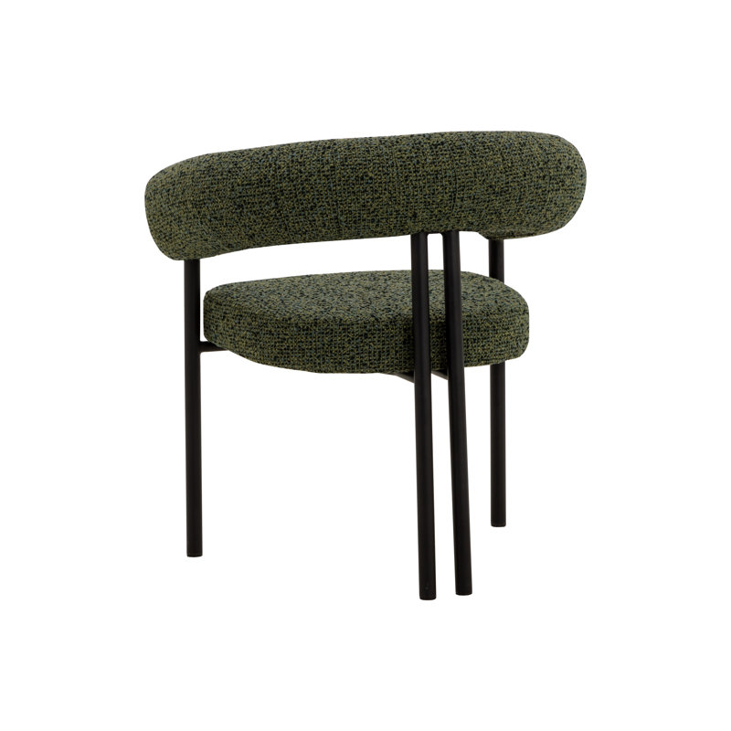 Oniva Upholstered Arm Chair, Black, Noah Meadow