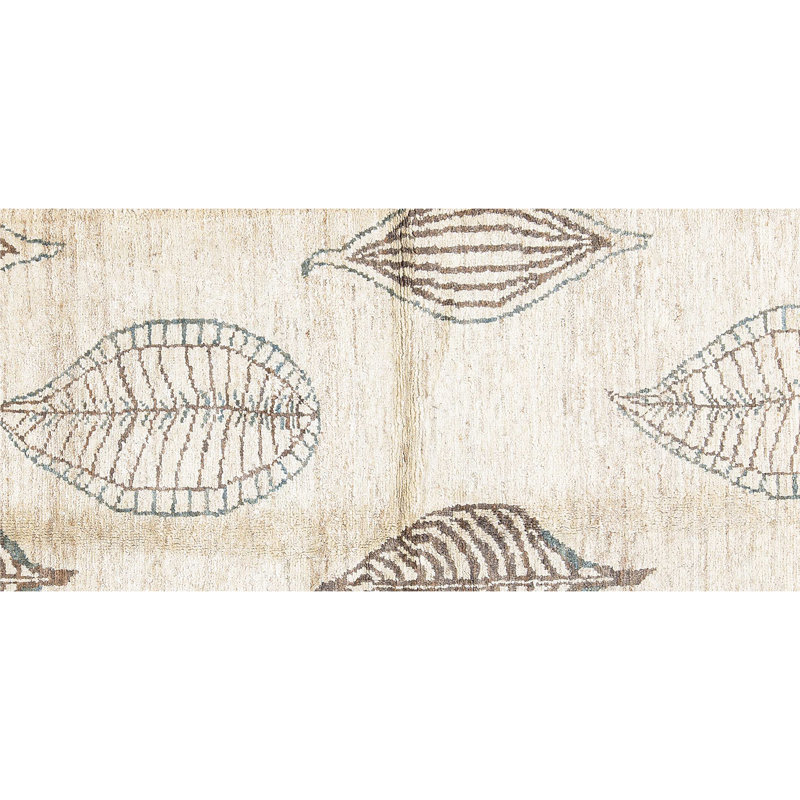 Hand-Knotted High-Quality Beige Area Rug