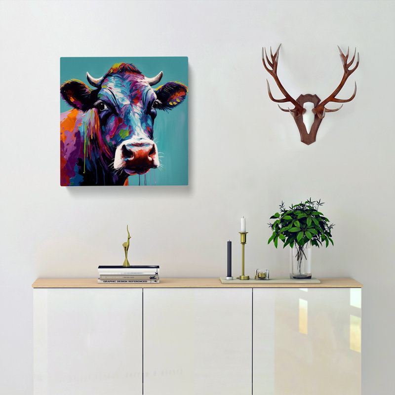 Cow Colour Field Painting No.4 - No Frame Print