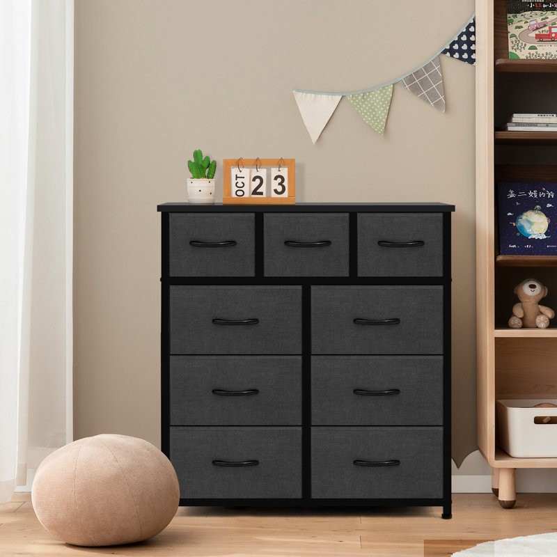 Metal 31.5'' W 9 - Drawer Dresser
