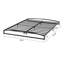 Hayli Low Profile Bed Frame, Heavy Duty Low Bed Frame Metal, Mattress Foundation with Steel Slat Support, No Box Spring Needed, Easy Assembly-1253895627-1253895626-1214413584