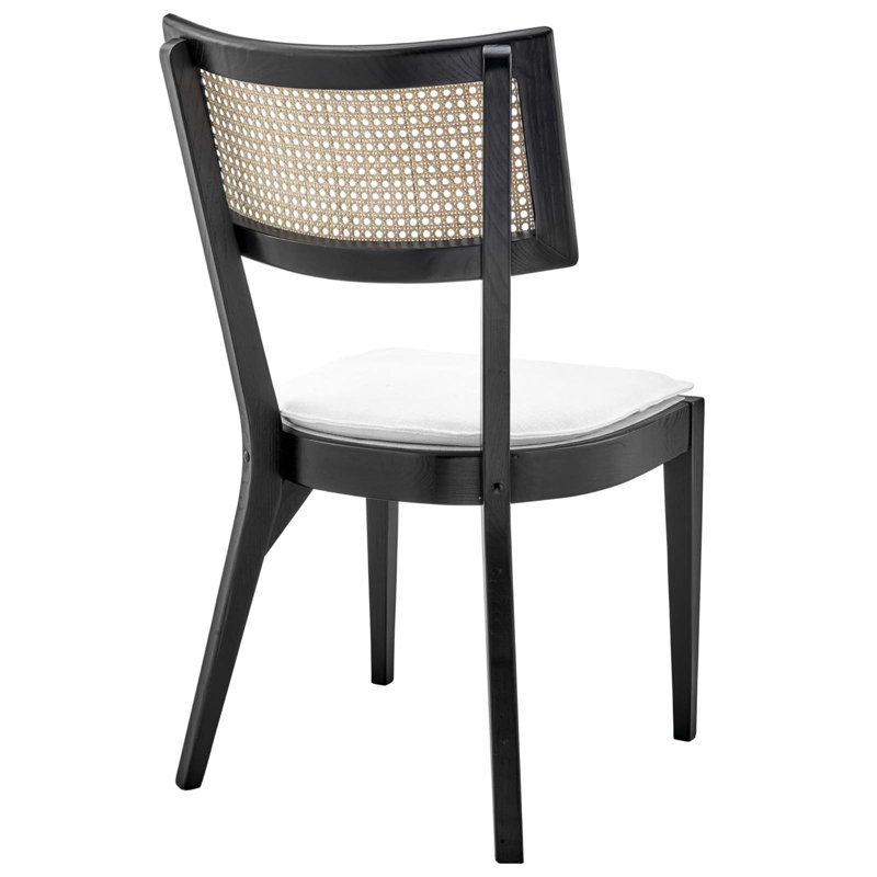 Modway Caledonia Wood Dining Chair, White