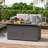 Laurean 25" H x 64" W Expandable Patio Propane Fire Pit Table (55,000 BTU)