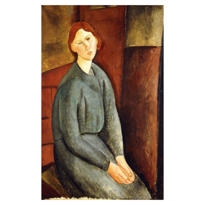 Portrait d'Annie Bjarne par Amedeo Modigliani - Estampe numérique